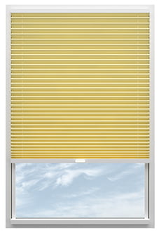 Solaris, Buttercup - Stick Fit Pleated Blind
